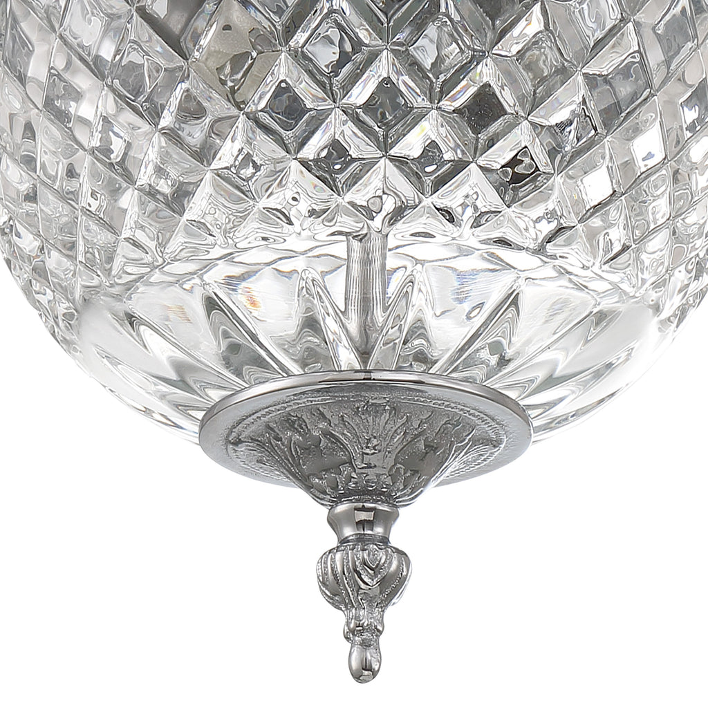 Park Avenue Classic Ceiling Mount 2-Light Fixture in Traditional Style | Alternate View