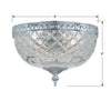 Park Avenue Classic Ceiling Mount 2-Light Fixture in Traditional Style | Item Dimensions
