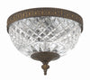 Park Avenue Classic Ceiling Mount 2-Light Fixture in Traditional Style | Alternate View