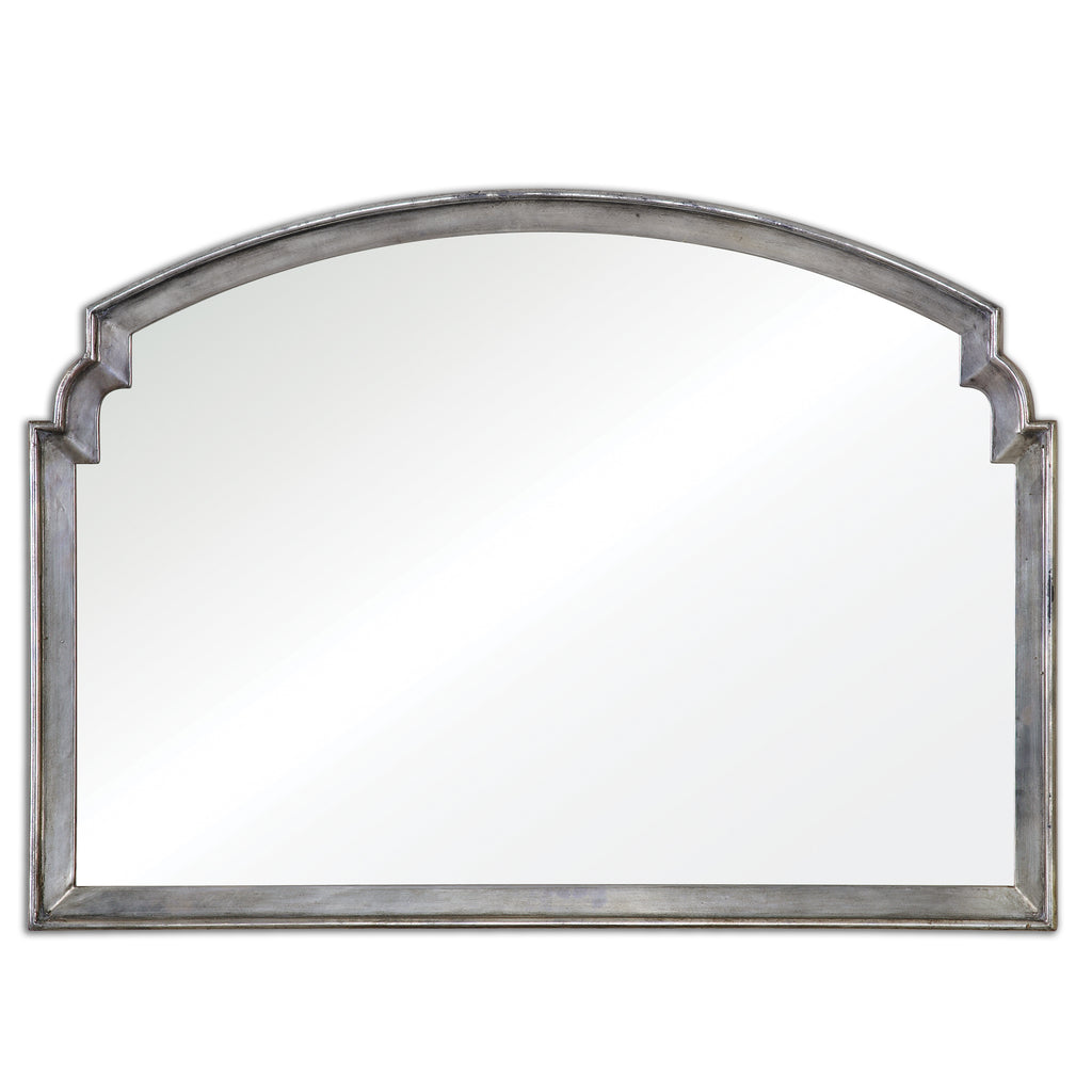 Antique Silver Leaf Glamour Silver Mirror - Home Decor