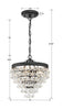 West Hollywood 3-Light Pendant - Contemporary Luxury Lighting Fixture | Item Dimensions