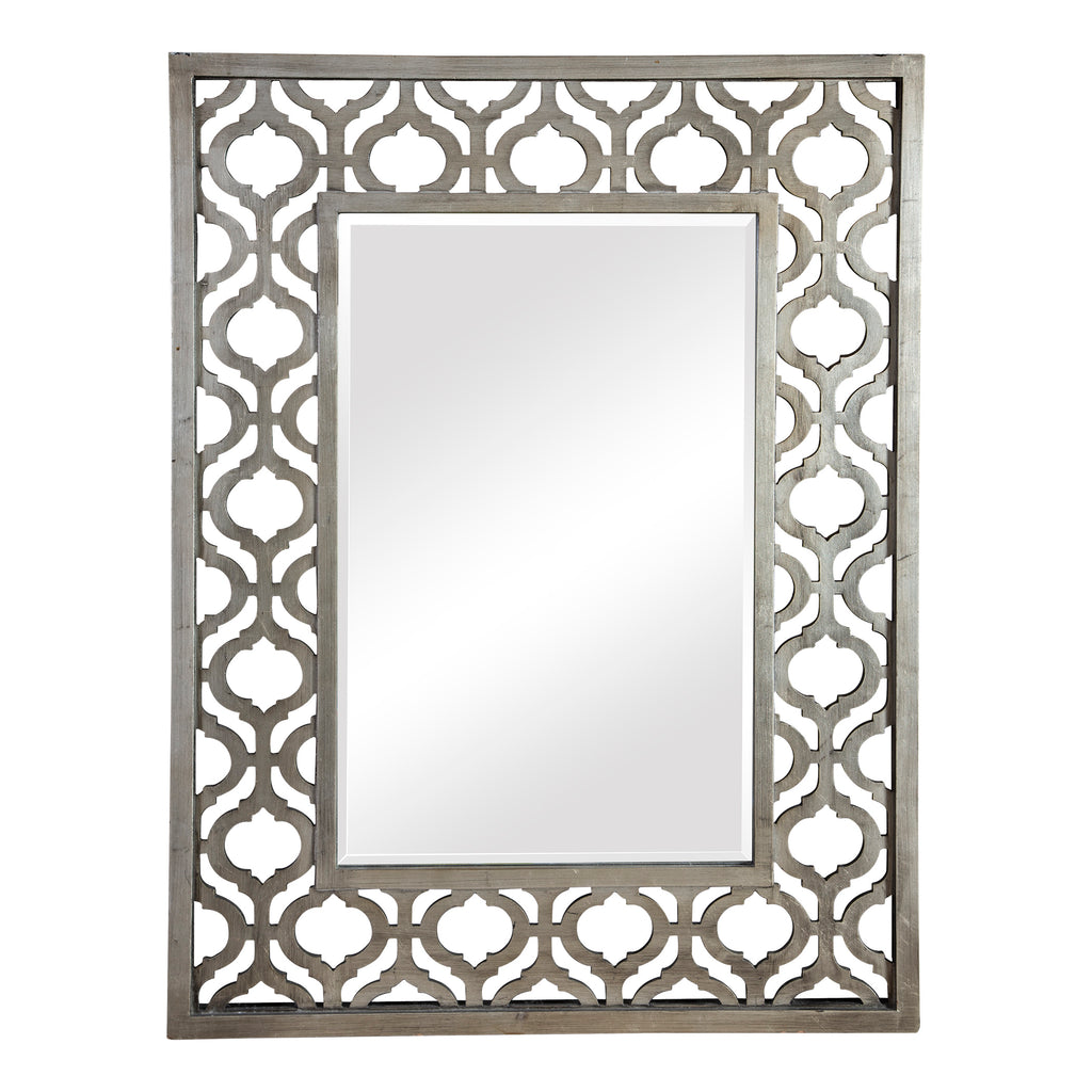 Santa Barbara Silver Mirror - Luxury Wall Decor - Alternate Image