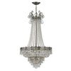 Park Avenue Classic Chandelier - Traditional 8-Light Fixture with Historic Brass Finish and Crystal Jewels