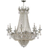 Park Avenue Classic Chandelier with 20 Lights - Timeless Elegance and Historic Brass Finish