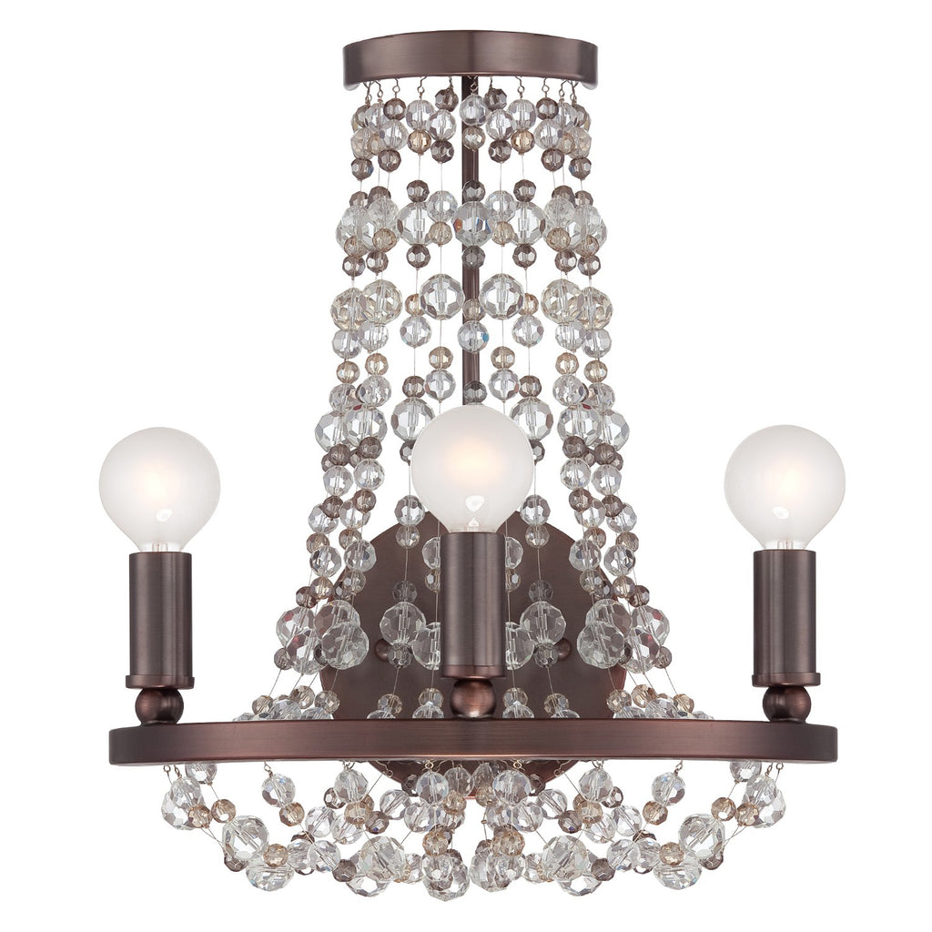 Village Boho Crystal Wall Sconce - Elegant Lighting Fixture