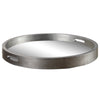 Park Avenue Antique Silver Tray | Traditional Serving Platter - Alternate Image