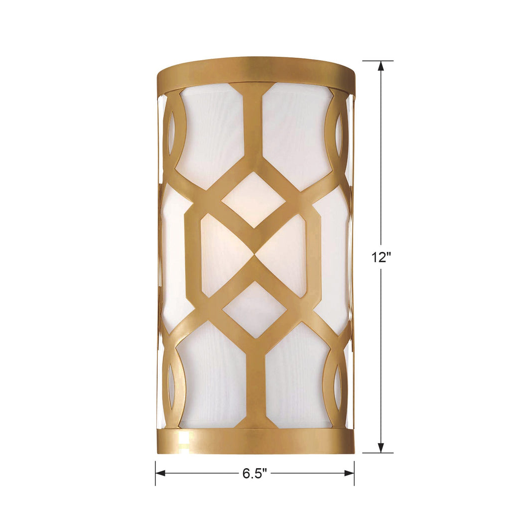 Bryant Park Modern Wall Sconce - 1-Light Contemporary Lighting Fixture | Item Dimensions