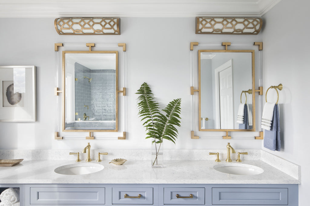 Modern Bathroom Vanity with 1 Light - Bryant Park Collection | Lifestyle View