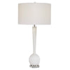 White Marble Table Lamp | Ivory Luxury Lighting