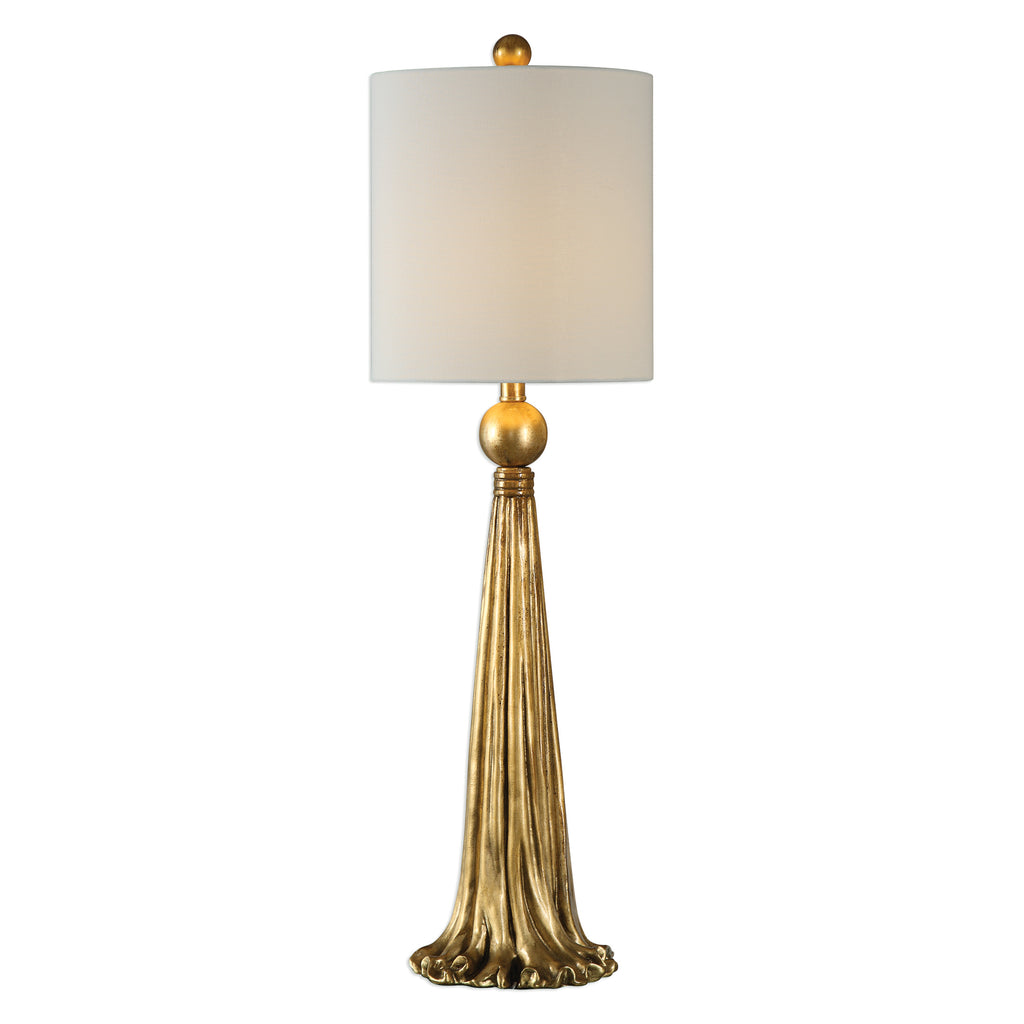 Gramercy Park Metallic Gold Lamp - Antique Gold Elegance