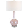 West Hollywood Pink Glass Table Lamp