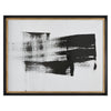 Tribeca Abstract Print - Black Frame with Gold Fillet