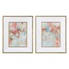 San Fernando Retreat Abstract Art Frame | Gold Leaf Elegance - Alternate Image