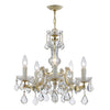 Park Avenue Classic 5-Light Chandelier with Sparkling Crystals