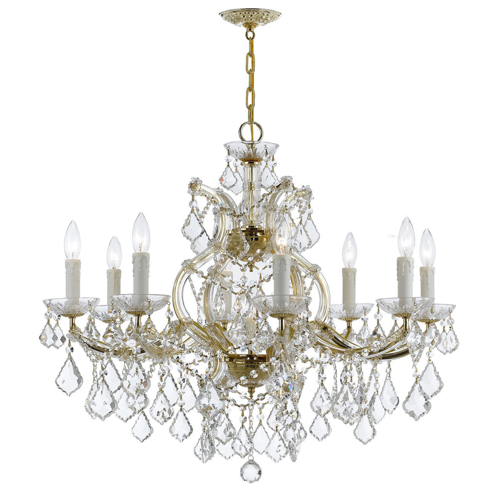 Park Avenue Traditional Chandelier with Crystal Accents - Elegance for Your Home