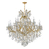 Park Avenue Classic 19-Light Traditional Chandelier with Crystal Accents