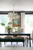 Park Avenue Classic Chandelier - 12-Light Crystal Fixture | Lifestyle View