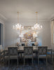 Park Avenue Classic Chandelier - 12-Light Crystal Fixture | Lifestyle View