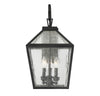 Modern Farmhouse Outdoor Wall Lantern - Black | San Fernando Retreat | Alternate View