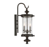 Transitional Outdoor Wall Lantern in Walnut Patina Finish with 2 Lights - Bryant Park | Alternate View