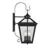 Vintage Outdoor Wall Lantern with English Bronze Finish | Alternate View