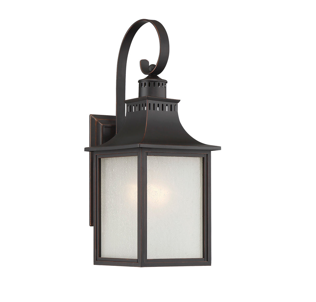 Elegant English Bronze Farmhouse Lantern | Alternate View