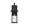 Traditional Outdoor Wall Lantern in Matte Black | Alternate View