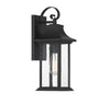 Traditional Outdoor Wall Lantern in Matte Black | Alternate View