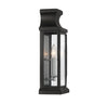 SoHo Chic Black Outdoor Wall Lantern | Traditional Elegance | Alternate View