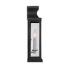 SoHo Chic Black Outdoor Wall Lantern | Traditional Elegance | Alternate View