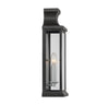 SoHo Chic 2 Light Traditional Outdoor Wall Lantern in Black | Alternate View