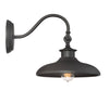 Vintage Black Farmhouse Outdoor Wall Lantern - Home Exterior Lighting | Alternate View