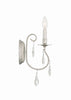 Hollywood Hills 1 Light Rustic / Coastal Wall Mount in Olde Silver | Alternate View