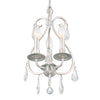 Hollywood Hills 3 Light Rustic Coastal Mini Chandelier | Alternate View