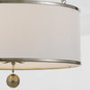 Gramercy Park 6-Light Chandelier - Antique Gold and Silver | Elegant Lighting Fixture for Modern Homes | Alternate View
