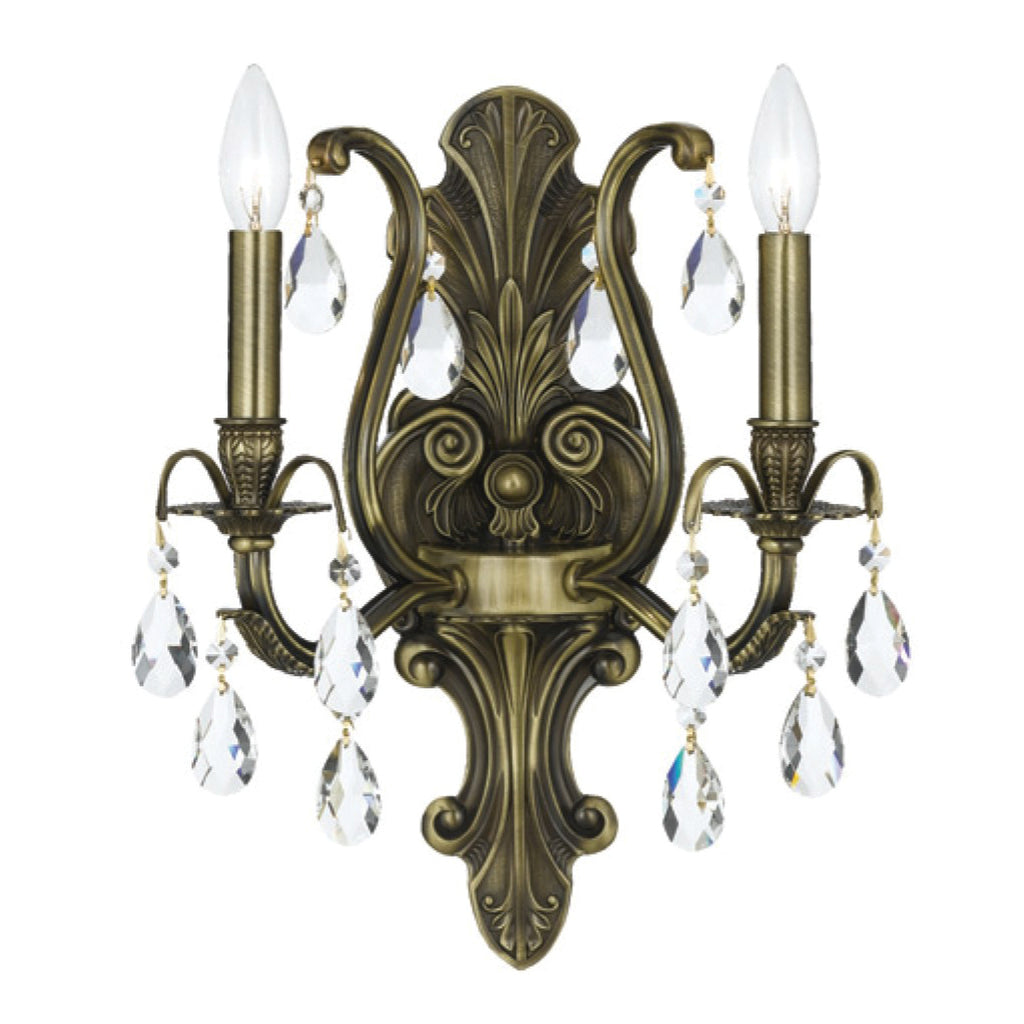 Park Avenue Classic 2 Light Traditional Wall Mount Fixture
