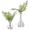 Clear Glass Fern Stem Vase | Midcentury Florals | Empire State Decor - Alternate Image