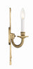 Park Avenue Classic 2 Light Wall Mount - Traditional Brass Sconce | Alternate View