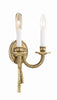 Park Avenue Classic 2 Light Wall Mount - Traditional Brass Sconce | Alternate View