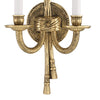 Park Avenue Classic 2 Light Wall Mount - Traditional Brass Sconce | Alternate View