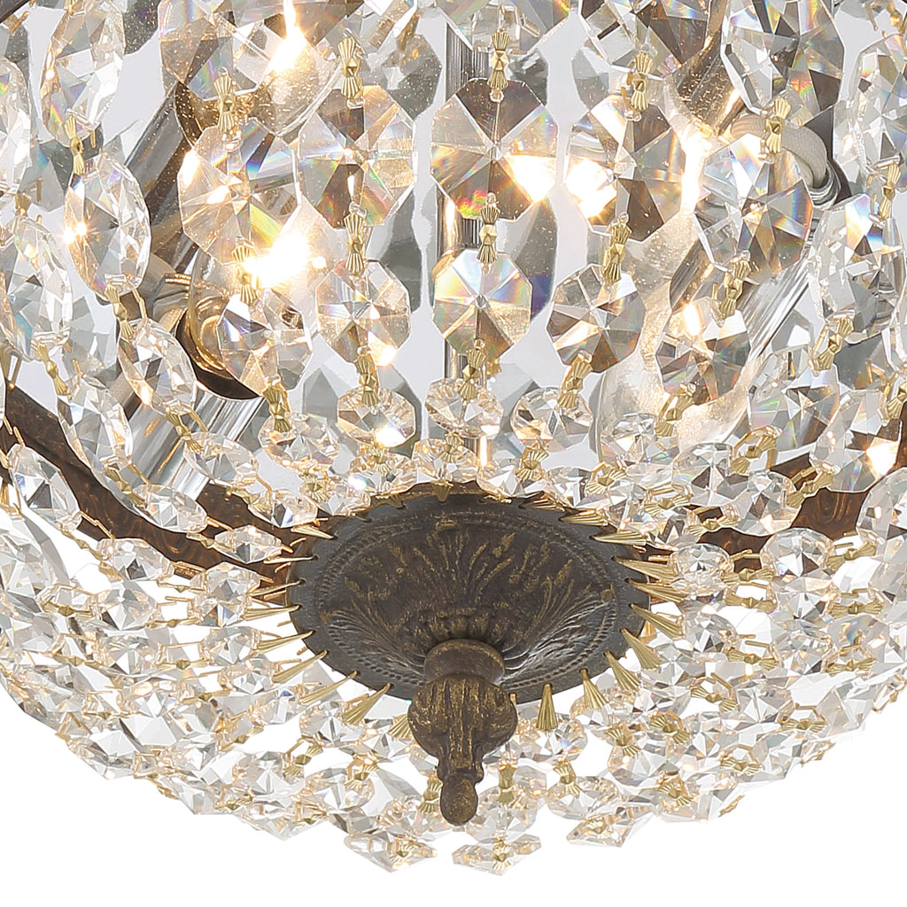 Park Avenue Classic Ceiling Mount - Traditional 2-Light Fixture in a Stylish Room Setting | Alternate View