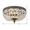 Park Avenue Classic Ceiling Mount - Traditional 2-Light Fixture in a Stylish Room Setting | Item Dimensions