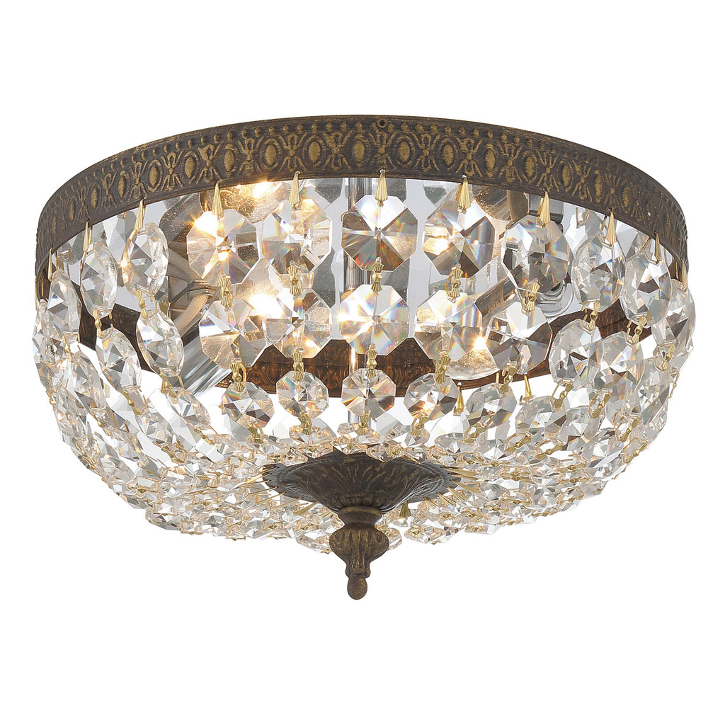 Park Avenue Classic Ceiling Mount - Traditional 2-Light Fixture in a Stylish Room Setting