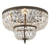 Park Avenue Classic 4-Light Traditional Ceiling Mount - Elegant Home Lighting