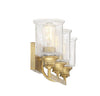 Bryant Park Bathroom Vanity Light - Warm Brass Finish | Alternate View