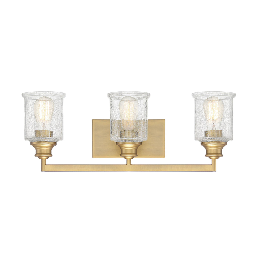 Bryant Park Bathroom Vanity Light - Warm Brass Finish