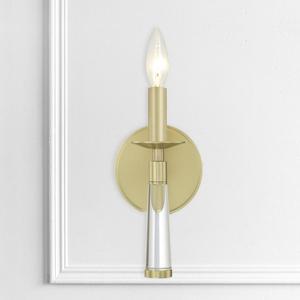 Modern Wall Sconce with 1 Light - Bryant Park Contemporary Design | Lifestyle View