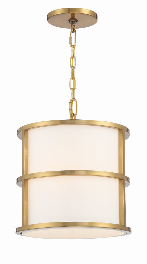 San Fernando Retreat Pendant | Modern Luxe Gold & Matte Black | Alternate View