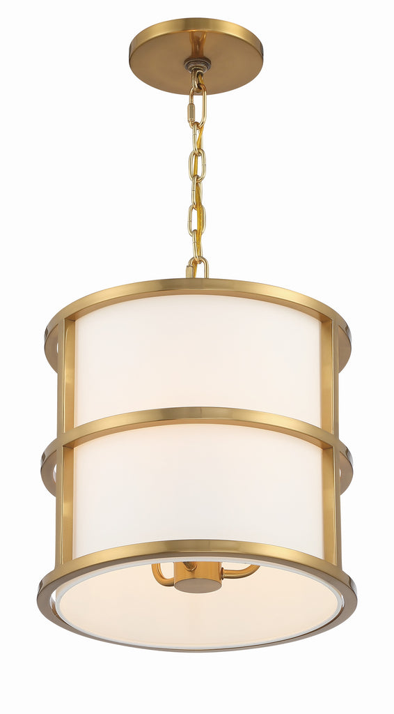 San Fernando Retreat Pendant | Modern Luxe Gold & Matte Black | Alternate View