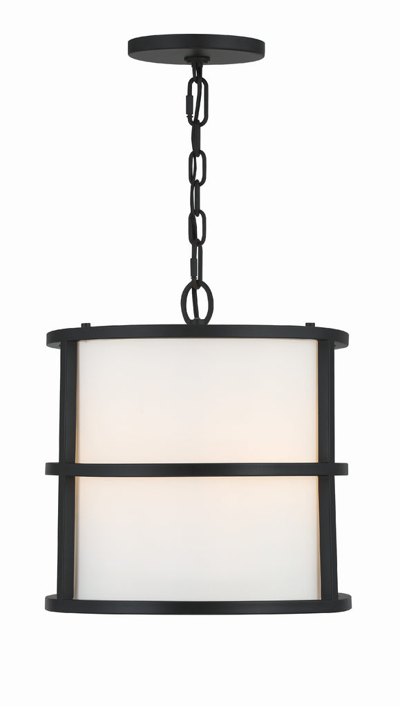 San Fernando Retreat Pendant | Modern Luxe Gold & Matte Black | Alternate View